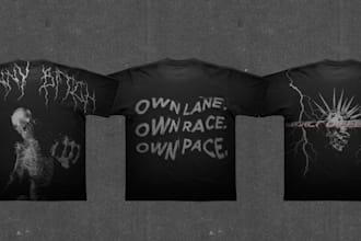 design streetwear y2k t shirt for your clothing brand
