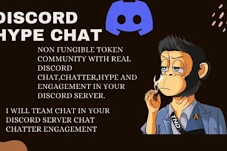 discord chatter telegram chatter web3 hyper with 20 chatter in your crypto proje