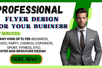 do professional graphic design, flyer, poster design
