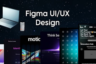 make creative website designs in figma