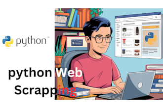 python web scraping, data scraping from any website