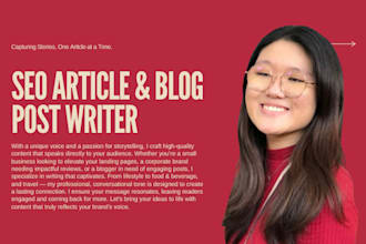 write SEO articles and web content to increase traffic