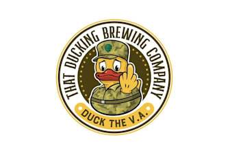 make beautiful ducking brewing company logo