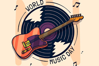 design ,dj ,music , band logo