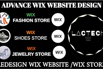 build wix website  wix online store wix fashion store redesign wix website