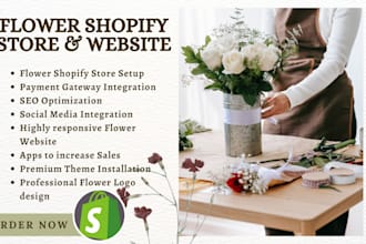flower shopify store flower website florist gift valentine bouquet flower leads