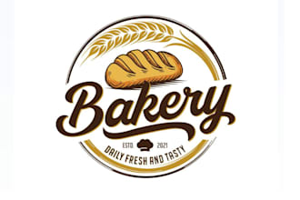 design bakery or cake sweet treats logo