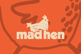 do creative cartoon logo and brand identity