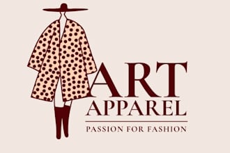 create luxury clothing fashion brand, apparel brand logo