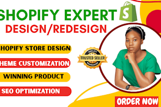 build shopify store design,ecommerce,dropshipping store,shopify website design
