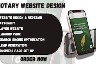 build a lawyer, attorney, law firm and notary website design and redesign