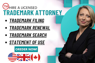 be your trademark licensed attorney for trademark registration with the uspto