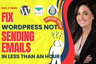 repair wordpress not sending email, fix wordpress smtp, wp smtp fluent smtp