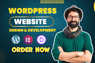 design or redesign or clone wordpress website using divi or elementor pro