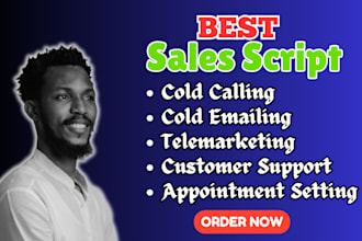 write a cold call script for sales closing, b2b sales lead, telemarketing