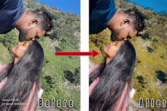 professionally retouch and color grading, enhance resolution