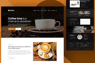 design restaurant website, catering website, food website, cafe website