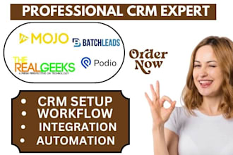 setup mojo real geeks batch leads boomtown flowtrack agent crm podio pipedrive