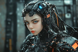 create a professional cyberpunk nft crypto art for you