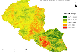 prepare geographical map, gis and rs map, 3d topographic map