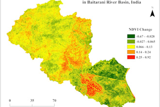 prepare geographical map, gis and rs map, 3d topographic map