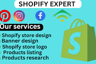 design, develop and shopify marketing create branded shopify and shopify SEO