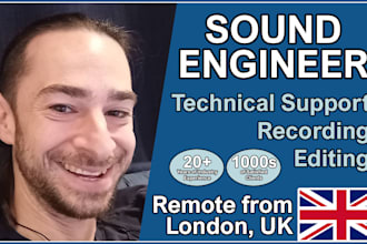 be your remote sound engineer