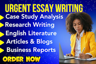 handle case study analysis, english composition, business reports and summaries