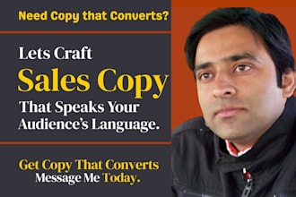 write irresistible, high converting sales copy that seals deals faster