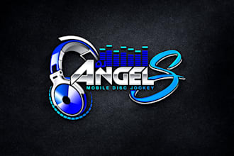 design production, dj, music, film and studio logo