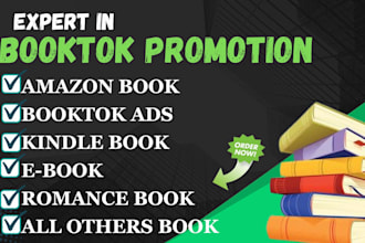 do booktok video, amazon kdp ads, ebook promotion, tiktok advertising marketing
