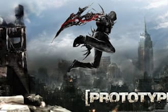 program a prototype game with mechanics in unity or godot