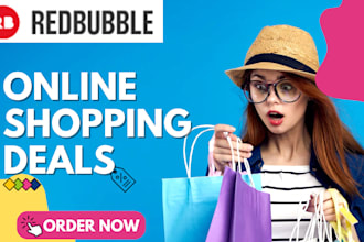 setup and design a redbubble store upload trending products print on demand seo