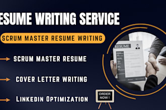write federal resume cover letter scrum master resume optimize linkedin