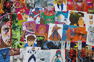 design comic book illustration, comic book art, graphic novel, illustration, art