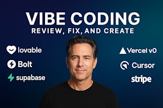 review, fix your vibe code or make custom web application with vibe coding
