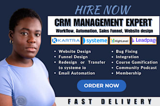 design sales funnel, automation on systeme io, gohighlevel, leadpages, kartra