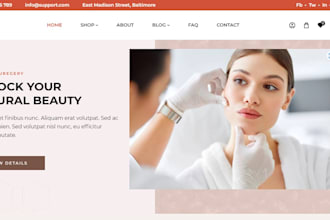 spa website salon website spa shopify website salon shopify website spa website