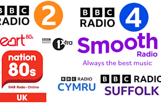 professionally get your music to advertise and promote top UK radio