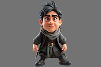 design 3d toy, 3d model, 3d doll, custom design, funko pop, character modeling