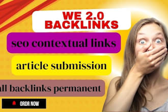 web 2 0 article submission backlinks SEO niche edit haro links