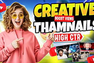 design jaw dropping pro and attractive youtube thumbnail