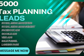 exclusive converting 5000 USA tax planning lead tax planning finding lead meta