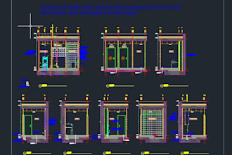 design hvac, electrical, plumbing mep drawing and commercial permit plans