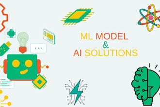 develop ml models and ai solutions using top tools and API