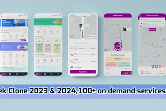 develop on demand app like uber, grab, lyft, gojek clone