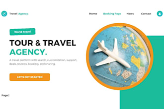 design travelling website, travelling affiliate website on wordpress
