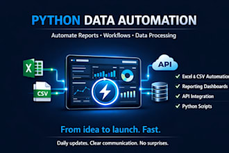 automate data processing and business tasks with python