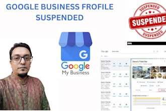reinstate and fix suspended google my business profile