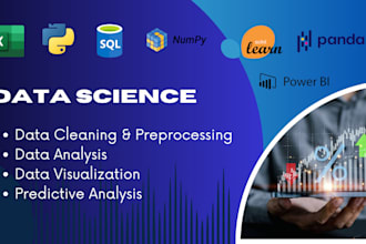 do data analysis, visualization and prediction in python,matplotlib,pandas